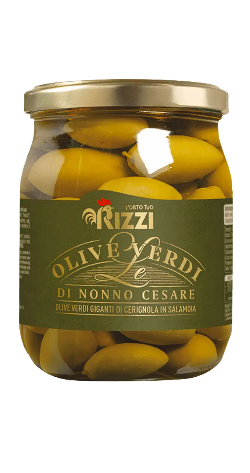 Olive verdi intere di Cerignola